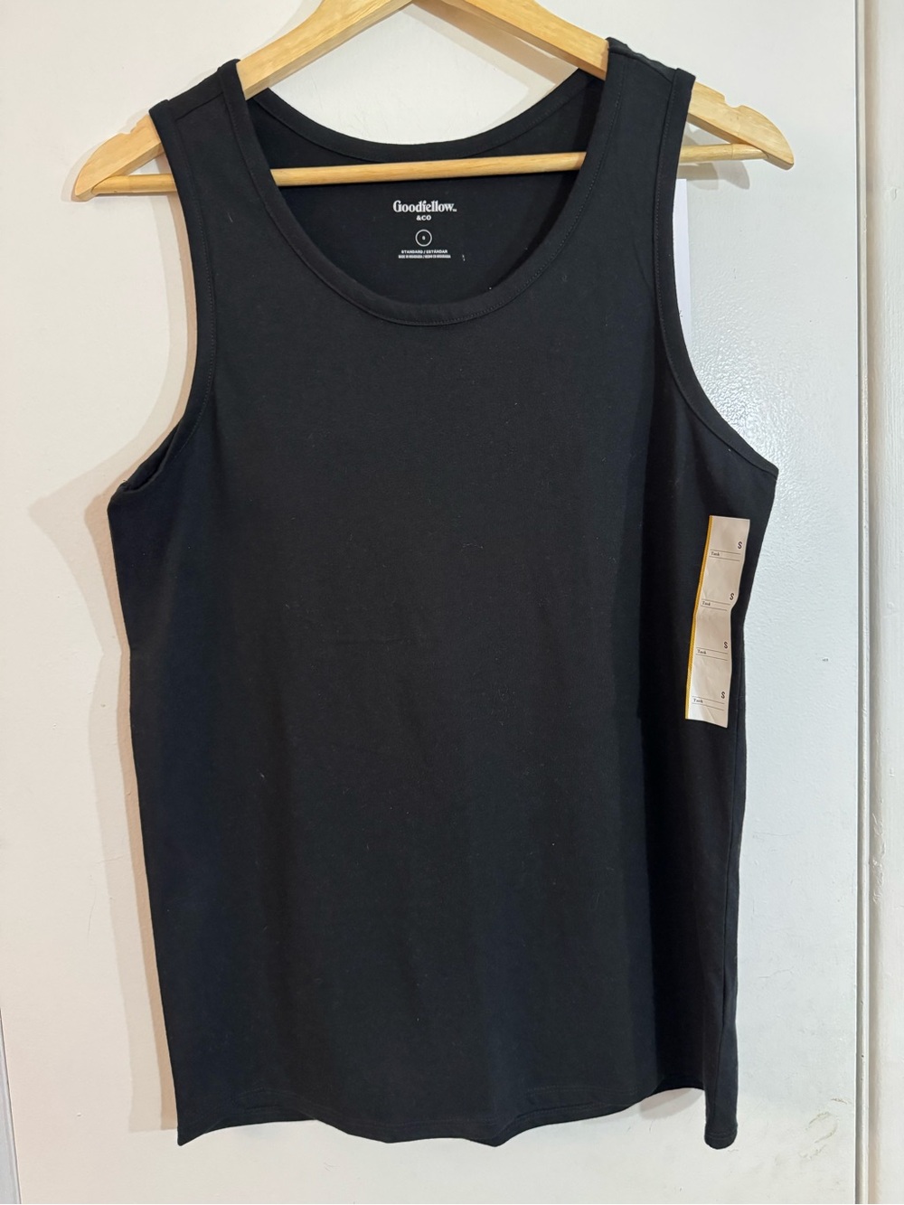 Goodfellow & Co Black Sleeveless Scoop Neck Tank